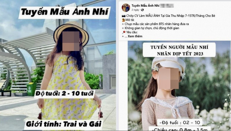 Mất hàng trăm triệu đồng vì chiêu lừa “tuyển người mẫu nhí”  - Ảnh 1.