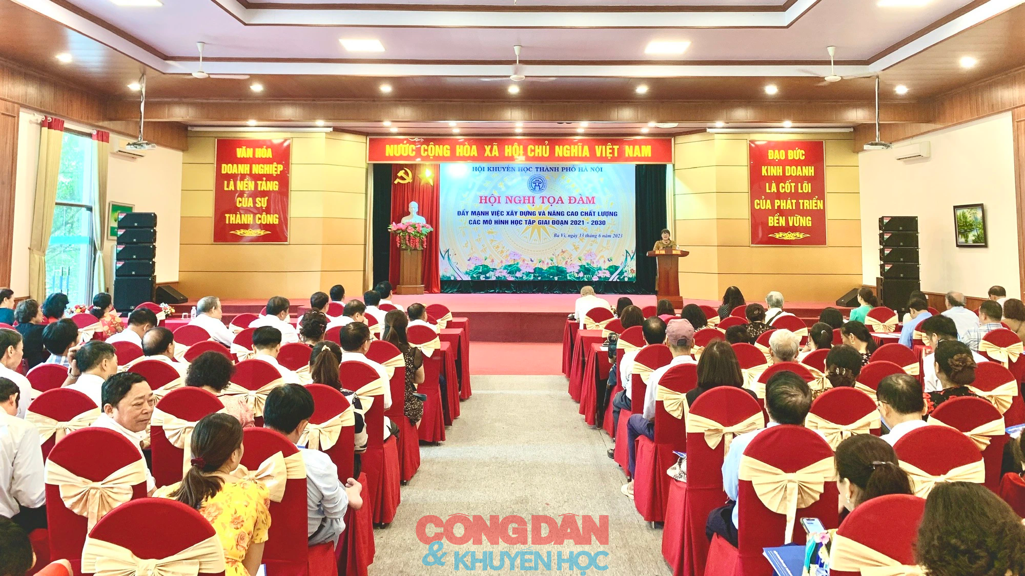Hội Khuyến học thành phố Hà Nội đẩy mạnh xây dựng các mô hình học tập - Ảnh 1.