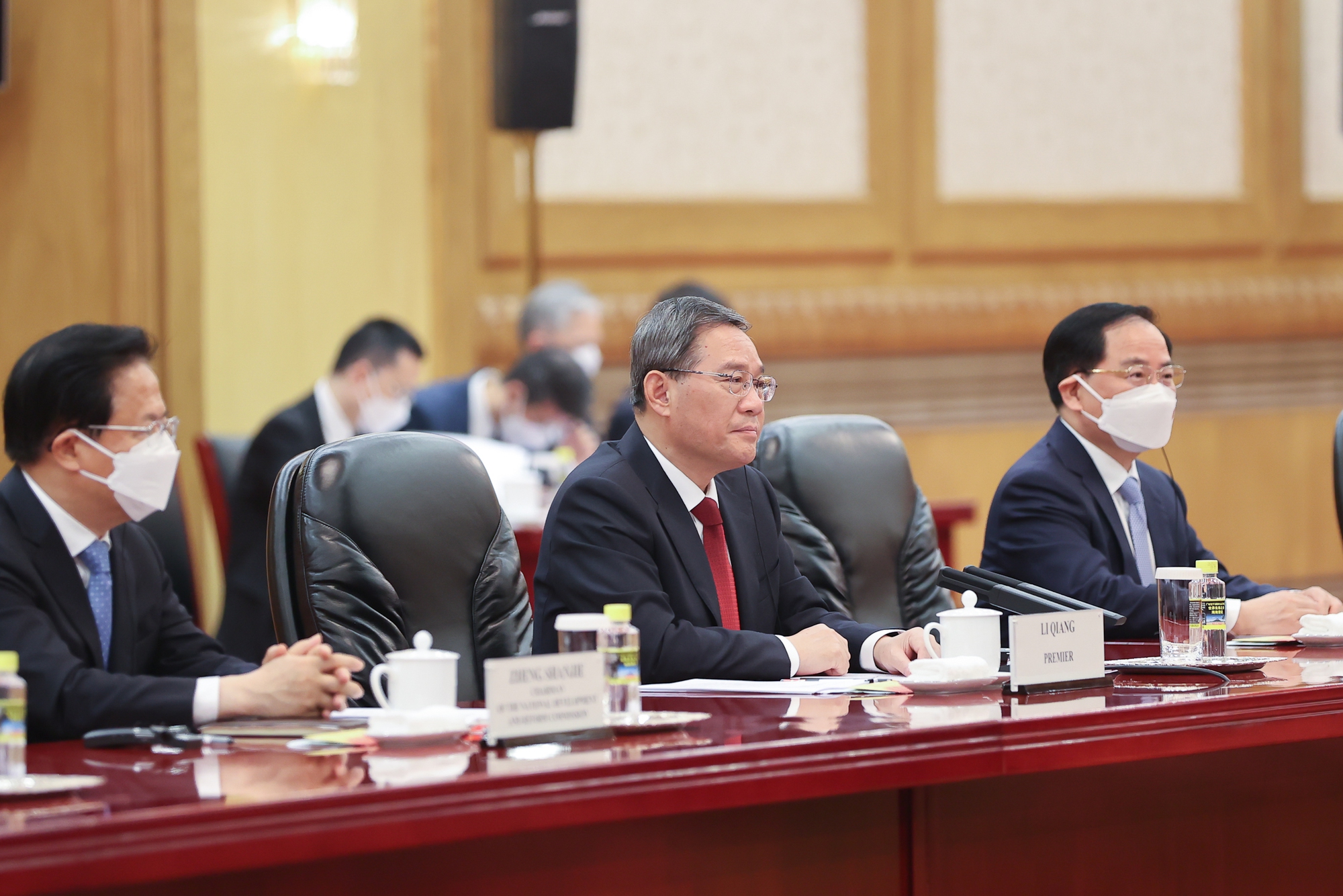 Chùm ảnh: Lễ đón chính thức Thủ tướng Chính phủ Phạm Minh Chính thăm Trung Quốc - Ảnh 9.