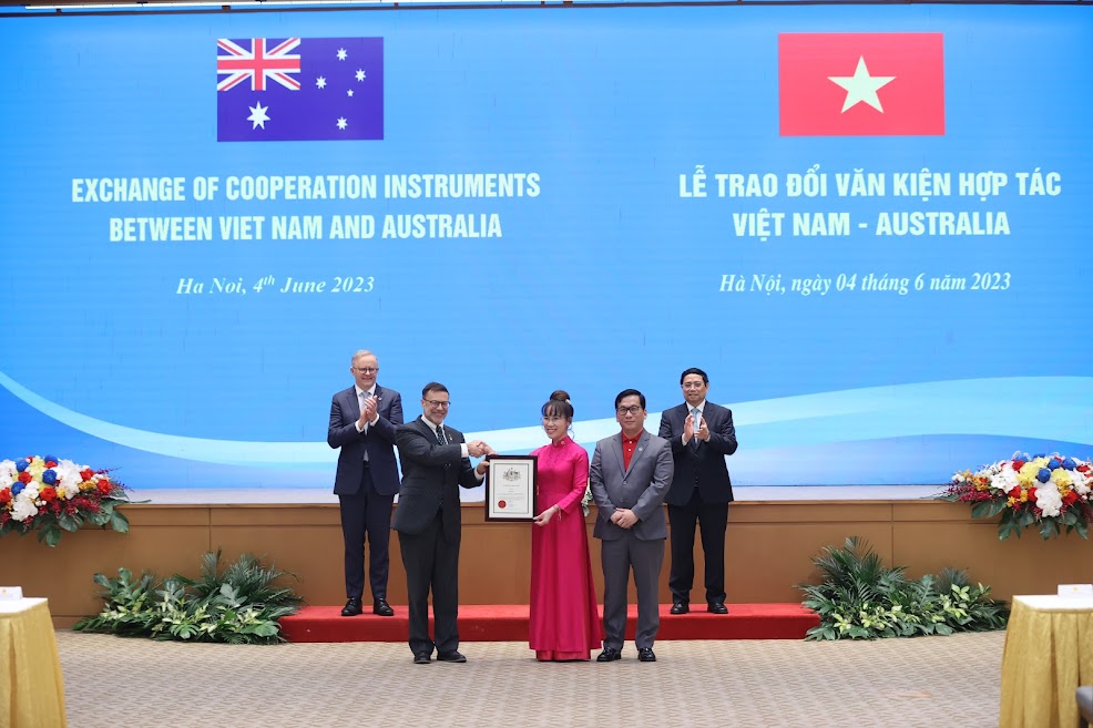 Thủ tướng Phạm Minh Chính đón và hội đàm với Thủ tướng Australia, 2 nước trao đổi nhiều văn kiện hợp tác quan trọng - Ảnh 9.