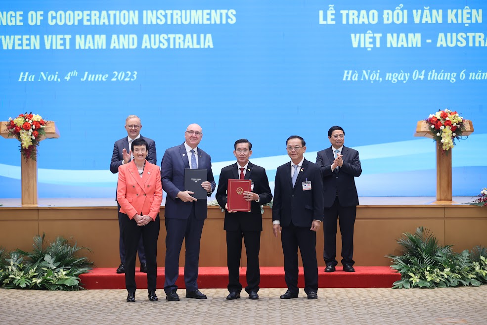 Thủ tướng Phạm Minh Chính đón và hội đàm với Thủ tướng Australia, 2 nước trao đổi nhiều văn kiện hợp tác quan trọng - Ảnh 8.