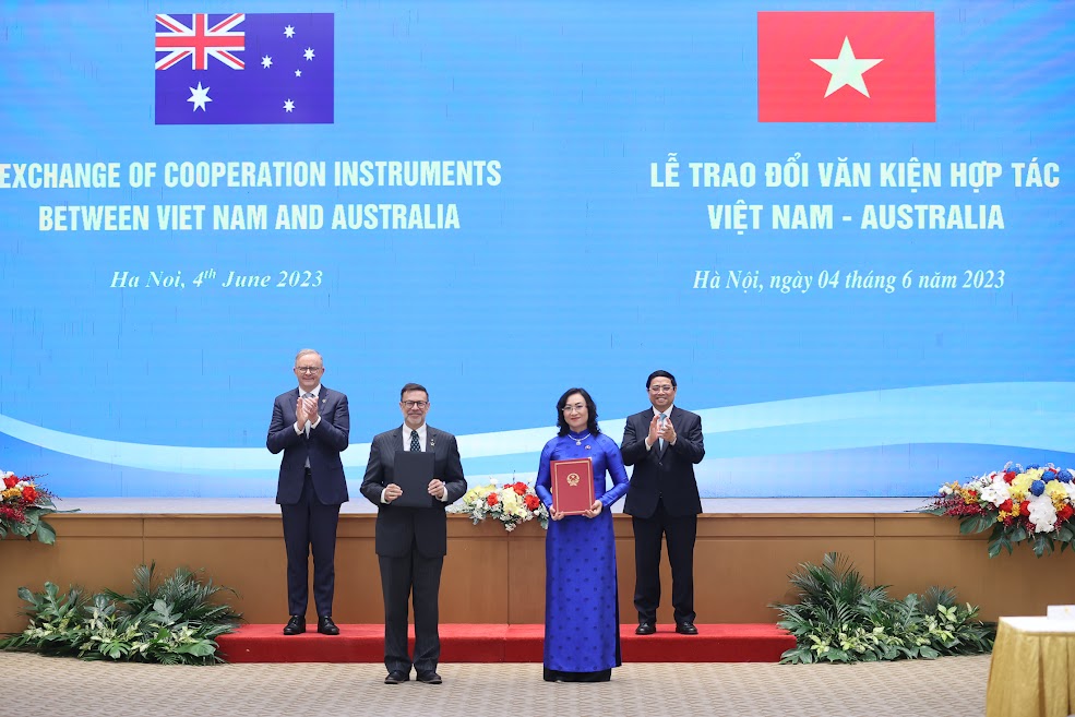 Thủ tướng Phạm Minh Chính đón và hội đàm với Thủ tướng Australia, 2 nước trao đổi nhiều văn kiện hợp tác quan trọng - Ảnh 6.