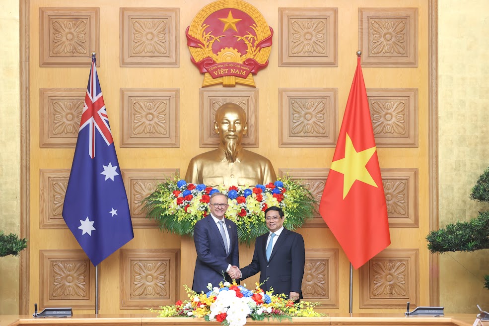 Thủ tướng Phạm Minh Chính đón và hội đàm với Thủ tướng Australia, 2 nước trao đổi nhiều văn kiện hợp tác quan trọng - Ảnh 3.