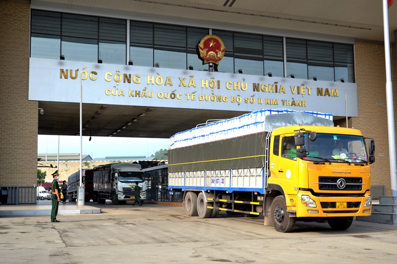 Lào Cai: Từ ngày 7/6, doanh nghiệp làm thủ tục thông quan hàng hóa ở Cửa khẩu Kim Thành tại bộ phận một cửa - Ảnh 4.