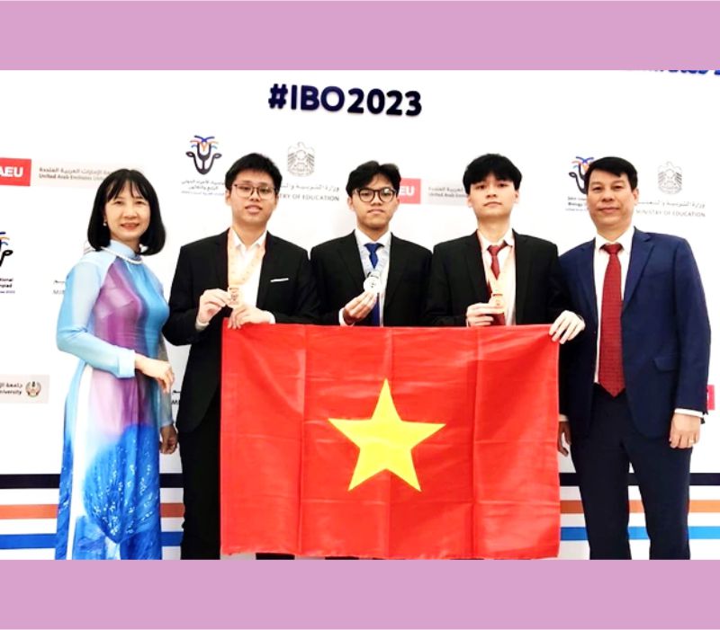 Olympic Sinh học quốc tế 2023: Việt Nam duy trì thành tích 100% thí sinh đoạt huy chương  - Ảnh 2.