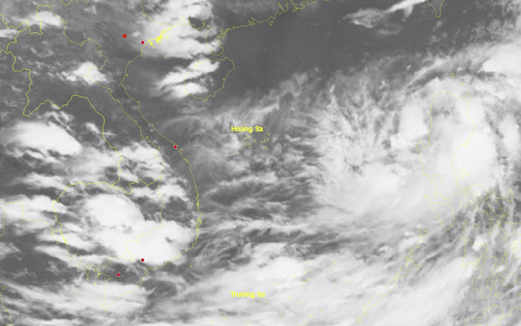 Xuất hiện vùng áp thấp trên khu vực Philippines, có thể mạnh lên thành áp thấp nhiệt đới/bão trên Biển Đông