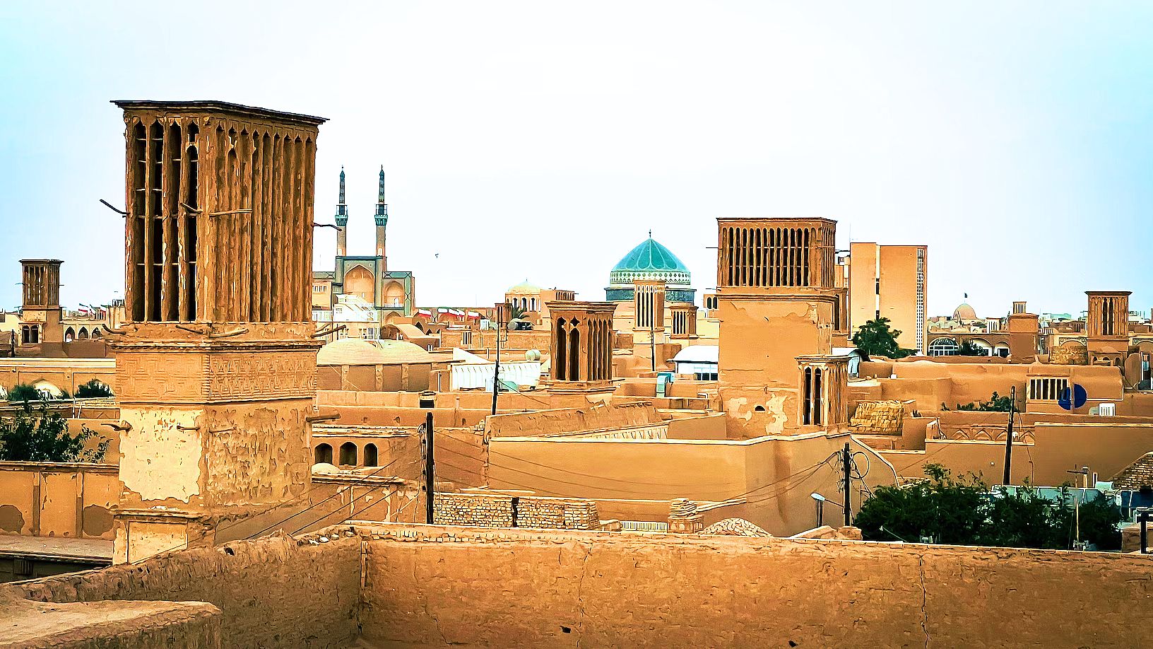  Tháp đón gió - tuyệt tác kiến trúc của thành phố sa mạc Yazd  - Ảnh 1.