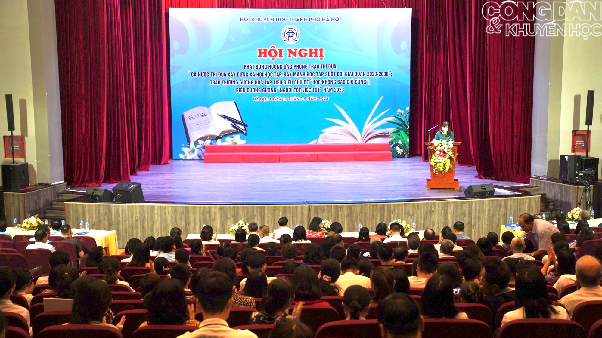 Hội Khuyến học thành phố Hà Nội phát động hưởng ứng phong trào thi đua xây dựng xã hội học tập, tự học suốt đời - Ảnh 1.