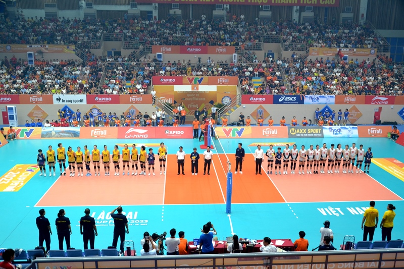 Đội tuyển Việt Nam 1 vô địch Giải bóng chuyền nữ quốc tế VTV Cup 2023 - Ảnh 1.