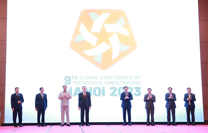 Công bố Logo, Bộ nhận diện và Website của Hội nghị Nghị sĩ trẻ toàn cầu lần thứ 9  - Ảnh 1.