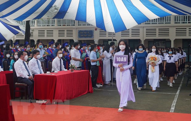 Thành phố Hồ Chí Minh: Các trường tổ chức đón năm học mới không trái với thuần phong mỹ tục - Ảnh 1.