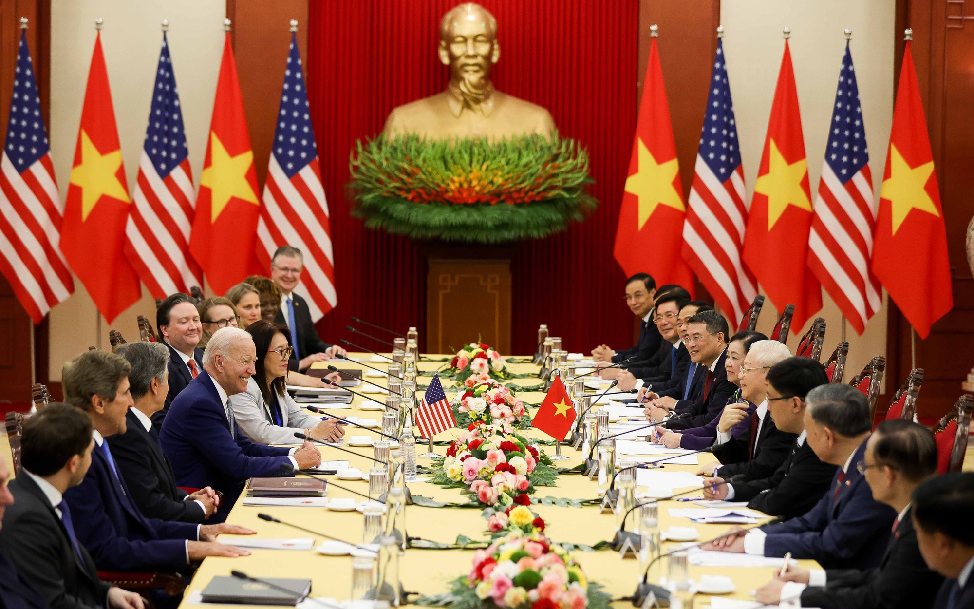 Việt Nam - Hoa Kỳ thiết lập quan hệ Đối tác Chiến lược Toàn diện vì hòa bình， hợp tác và phát triển bền vững