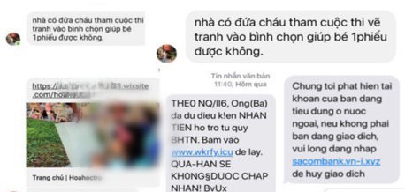 Thủ đoạn lừa đảo mới: Hack tài khoản Facebook thông qua đường link bình chọn giả mạo- Ảnh 2.