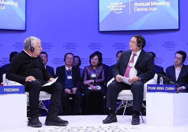 Phiên đối thoại của Thủ tướng Phạm Minh Chính là một phiên điểm nhấn tại Hội nghị WEF Davos năm 2024- Ảnh 3.