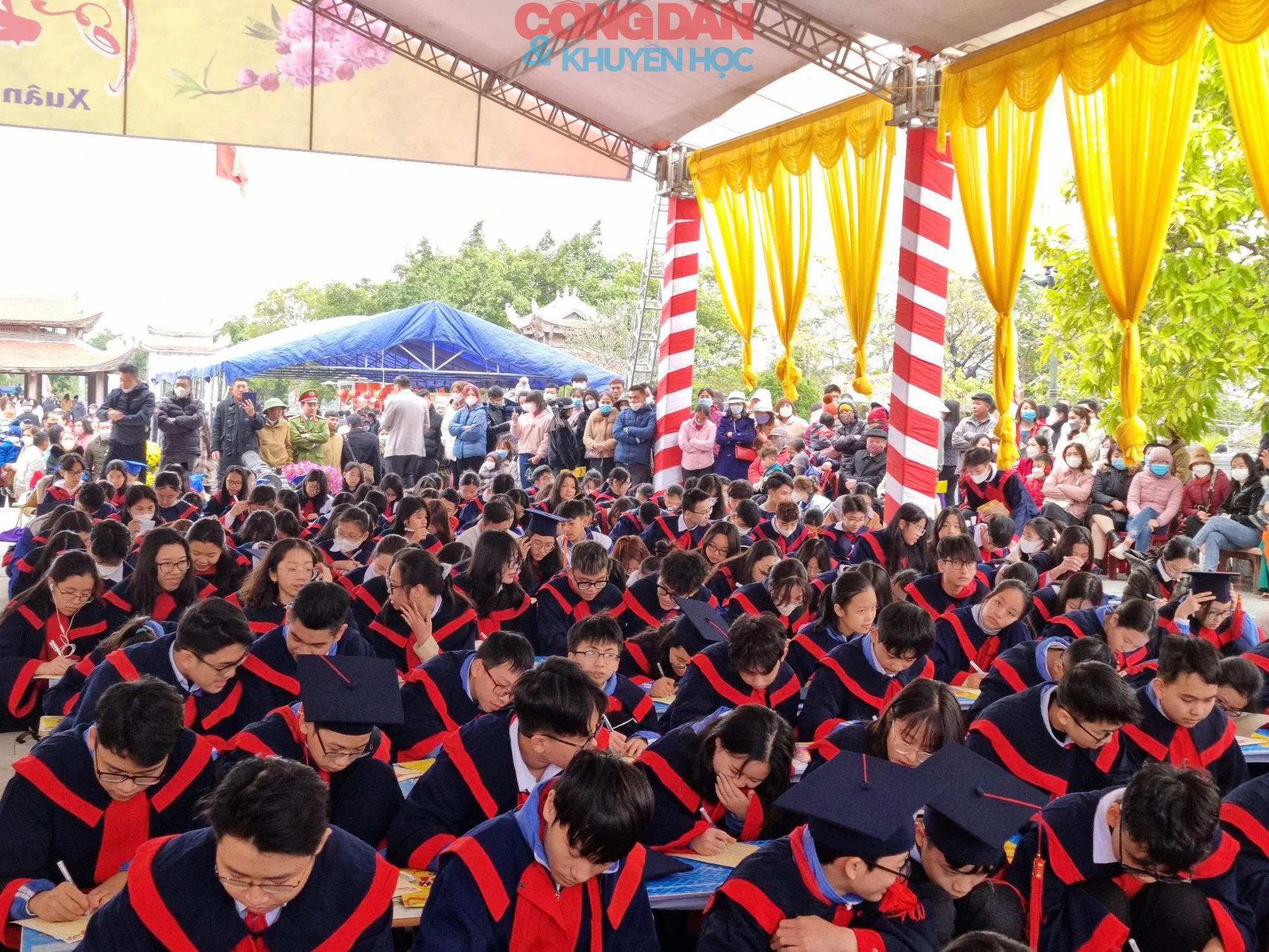 Hơn 600 học sinh giỏi dự lễ hội Khai bút đầu Xuân tại Hải Phòng- Ảnh 2.