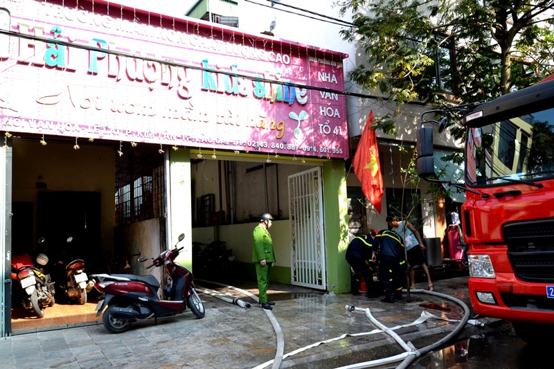 Lào Cai: Kịp thời dập tắt đám cháy cạnh trường mầm non- Ảnh 5.