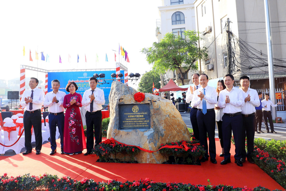 Thông xe hai tuyến đường Âu Cơ và Xuân Diệu (Hà Nội)- Ảnh 1.