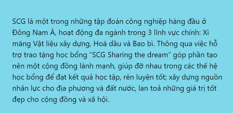 Trao học bổng SCG Sharing The Dream năm 2024 - Ảnh 2.