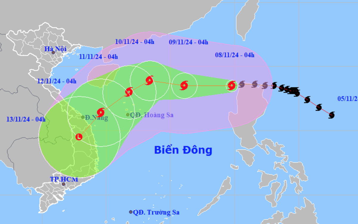 Bão chồng bão có nguy cơ ảnh hưởng tới vùng biển nước ta - Ảnh 1.