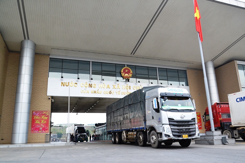 Ngày mùng 1 Tết: Gần 800 tấn trái cây xuất khẩu sang Trung Quốc qua Cửa khẩu Kim Thành - Lào Cai- Ảnh 1.
