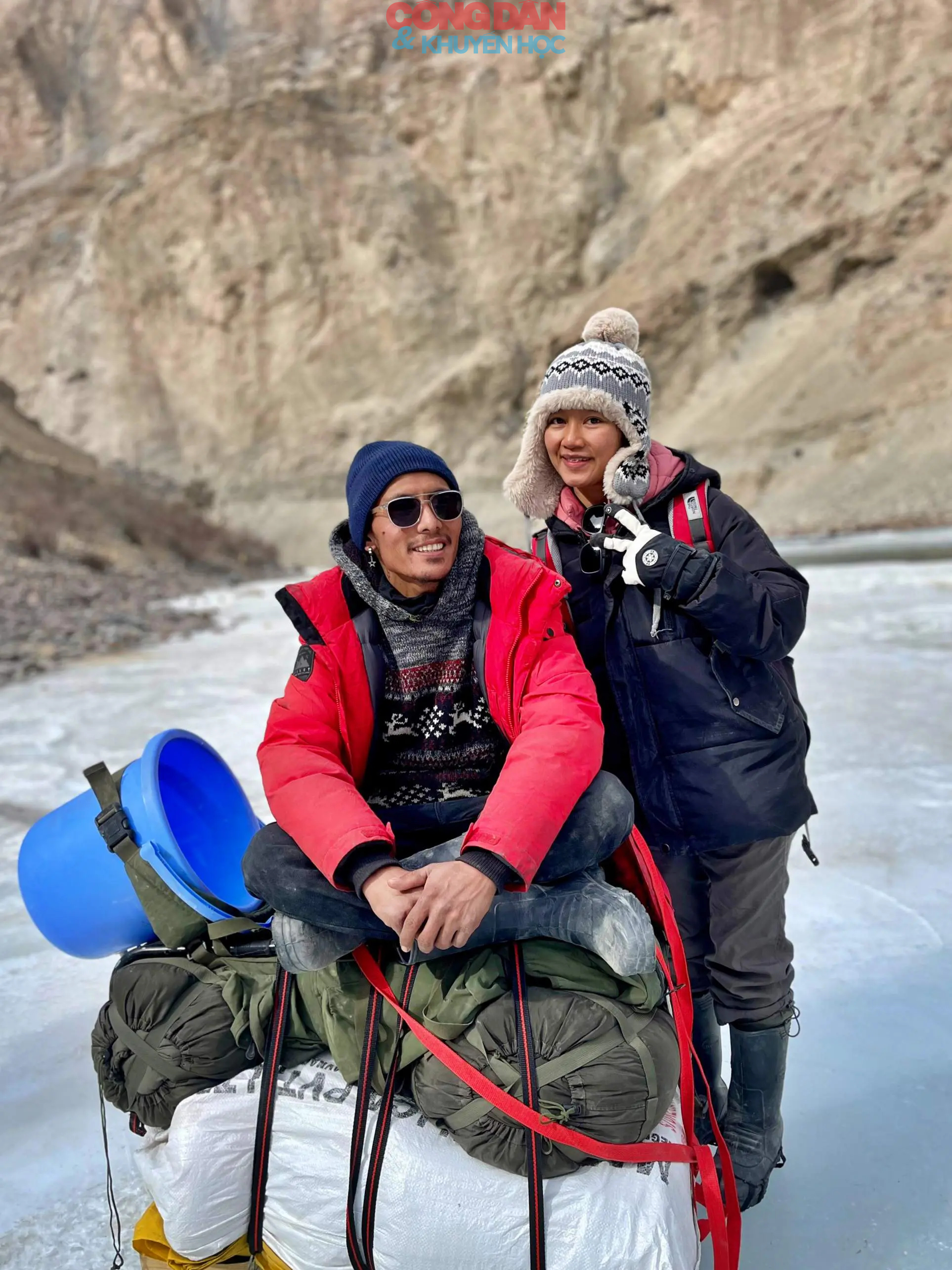 Dạo chơi trên sông băng Ladakh, Ấn Độ - trải nghiệm của những tâm hồn tự do- Ảnh 3.