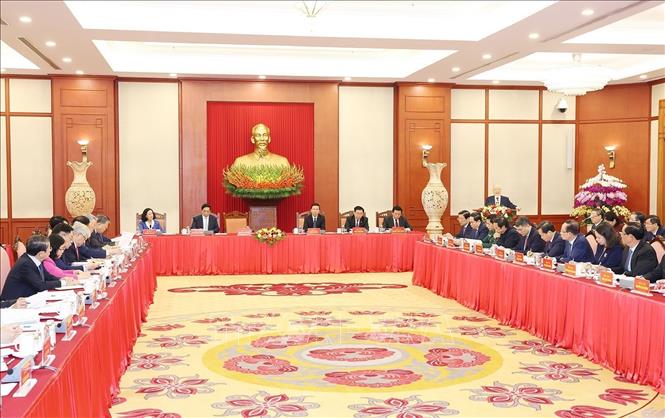 Phát biểu của Tổng Bí thư Nguyễn Phú Trọng tại phiên họp đầu tiên của Tiểu ban Văn kiện Đại hội XIV của Đảng- Ảnh 1.