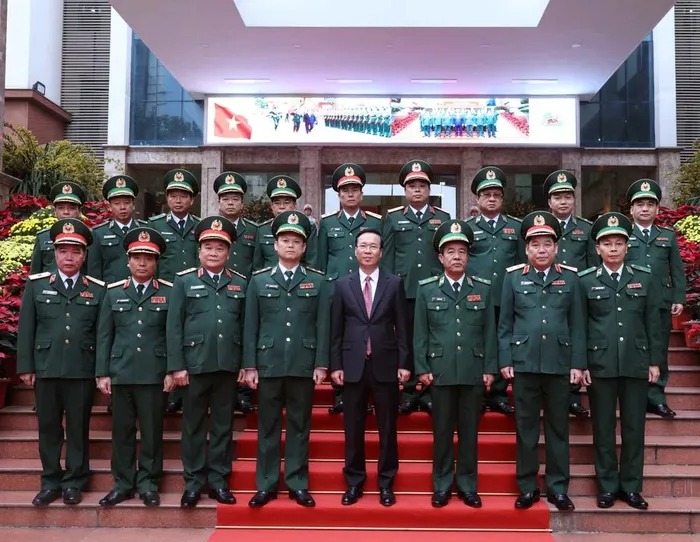 Chủ tịch nước Võ Văn Thưởng dự Lễ kỷ niệm 65 năm Ngày truyền thống Bộ đội Biên phòng- Ảnh 7.