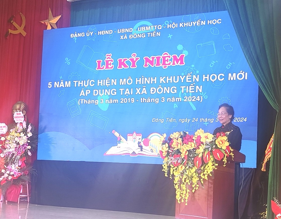 Giáo sư, Tiến sĩ Nguyễn Thị Doan gợi mở hướng phát triển xã Đông Tiến (Bắc Ninh) thành 