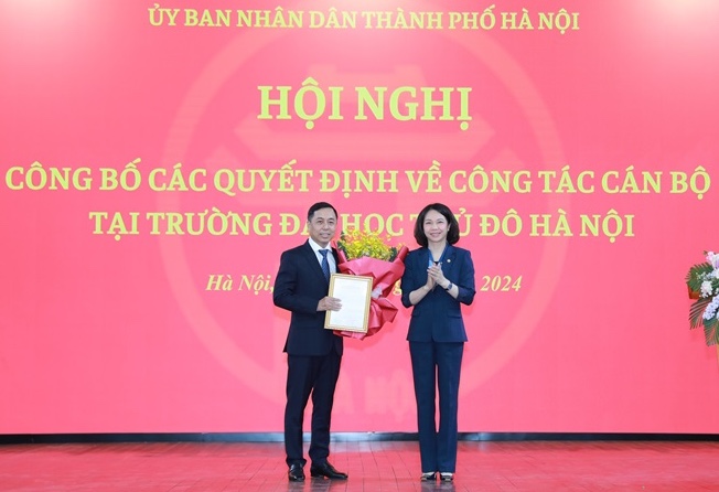 Tiến sĩ Đỗ Hồng Cường làm Hiệu trưởng Trường Đại học Thủ đô Hà Nội- Ảnh 1.