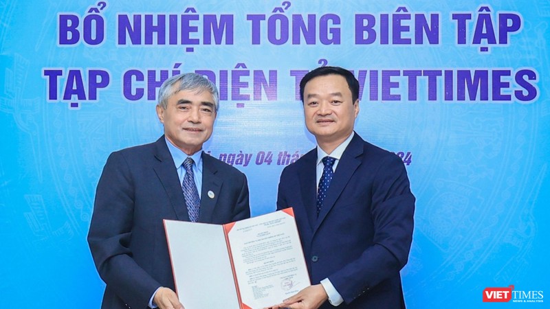 Ông Nguyễn Bá Kiên được bổ nhiệm làm Tổng biên tập Tạp chí VietTimes- Ảnh 1.