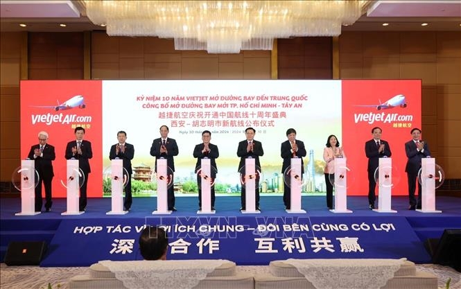 Chủ tịch Quốc hội Vương Đình Huệ gợi mở một số định hướng hợp tác thương mại Việt Nam - Trung Quốc- Ảnh 1.