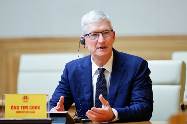 CEO Tim Cook: Apple sẵn sàng thúc đẩy đầu tư, mở rộng hoạt động tại Việt Nam- Ảnh 3.