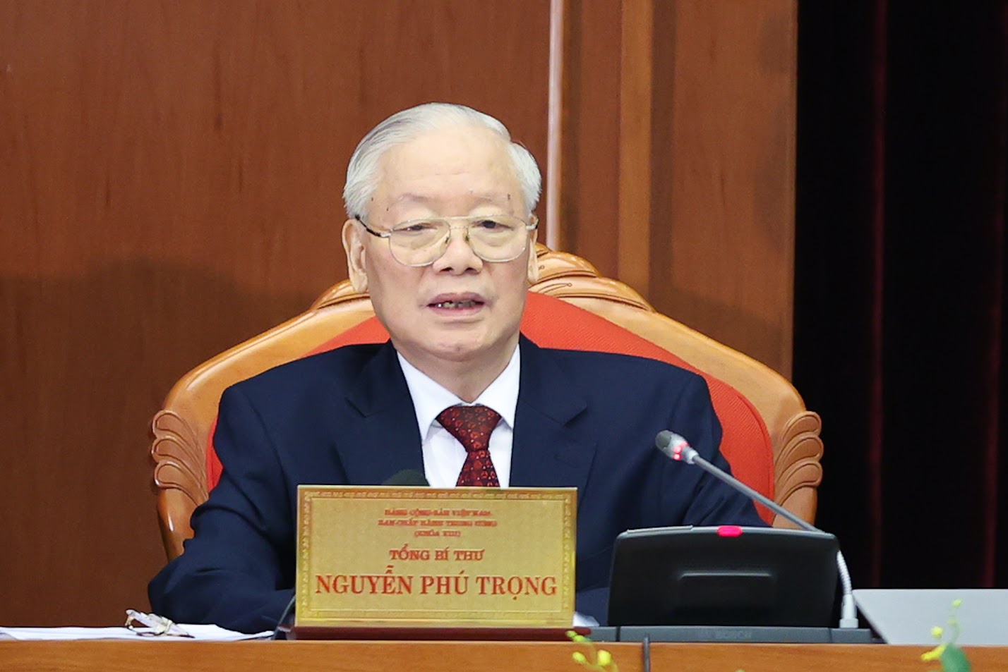 Phát biểu khai mạc Hội nghị Trung ương 9 của Tổng Bí thư Nguyễn Phú Trọng- Ảnh 1.