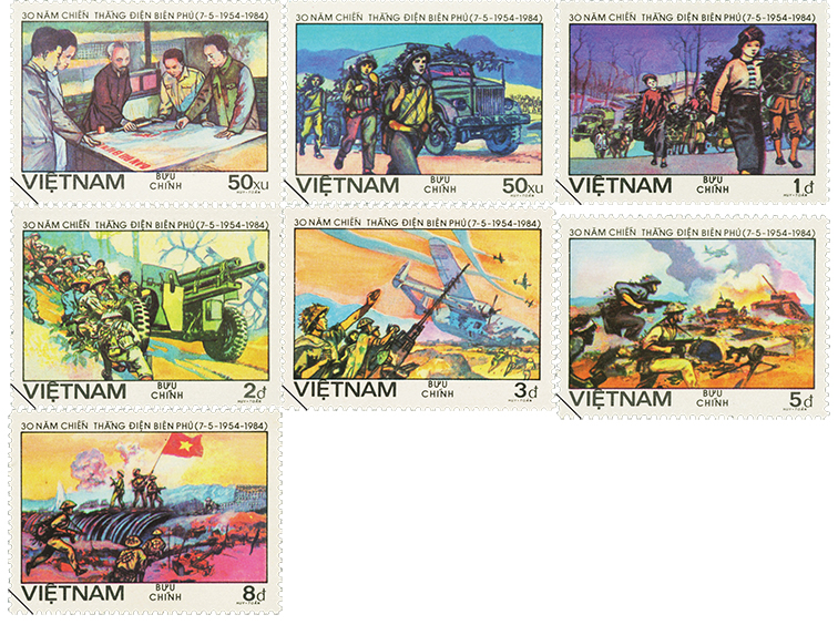 Điểm danh những bộ tem đặc biệt về chủ đề Điện Biên Phủ- Ảnh 11.
