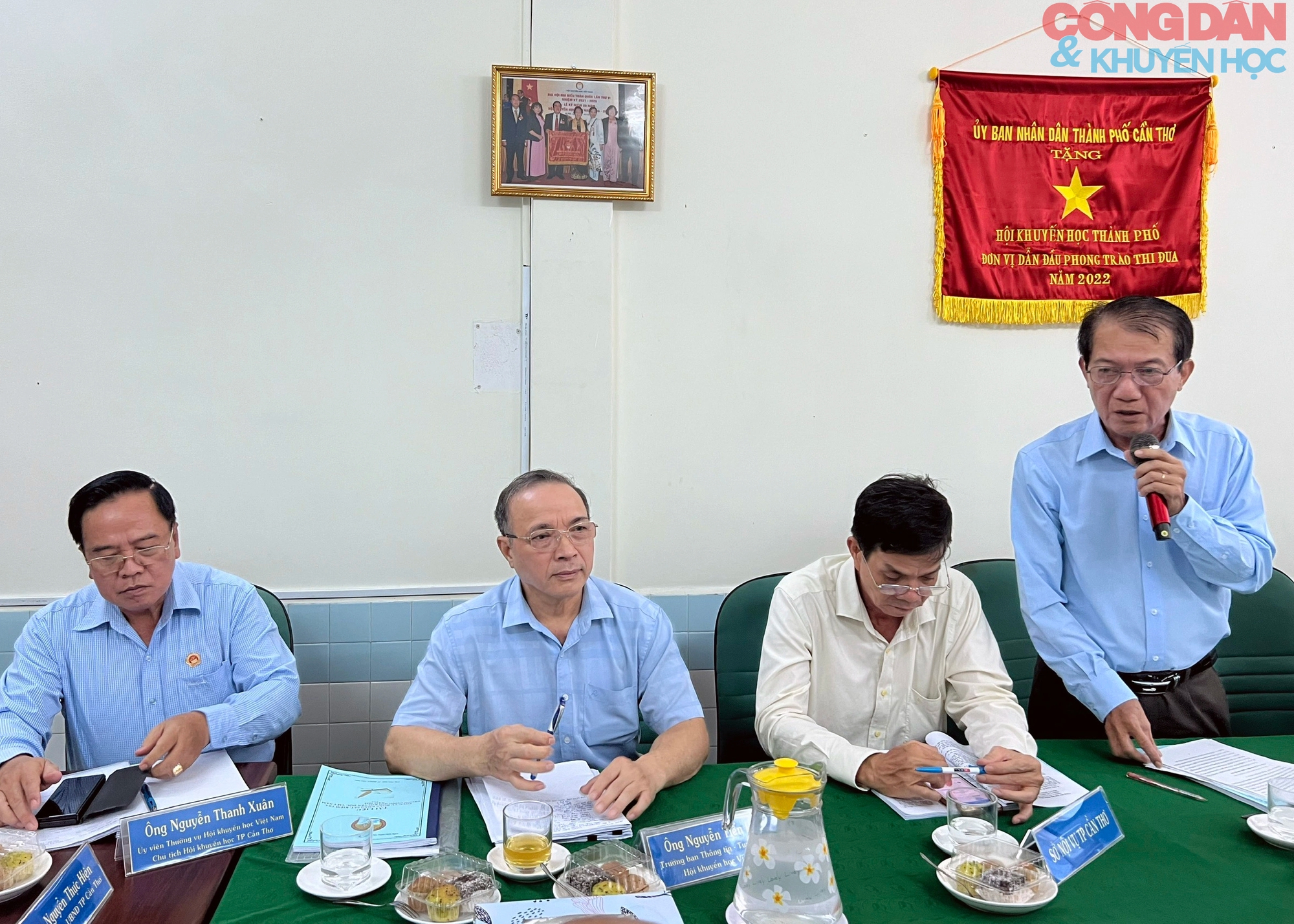 Đoàn Kiểm tra Trung ương Hội Khuyến học Việt Nam làm việc tại Cần Thơ- Ảnh 2.