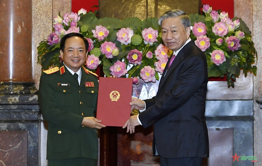 Bổ nhiệm Thượng tướng Trịnh Văn Quyết giữ chức Chủ nhiệm Tổng cục Chính trị Quân đội nhân dân Việt Nam- Ảnh 1.
