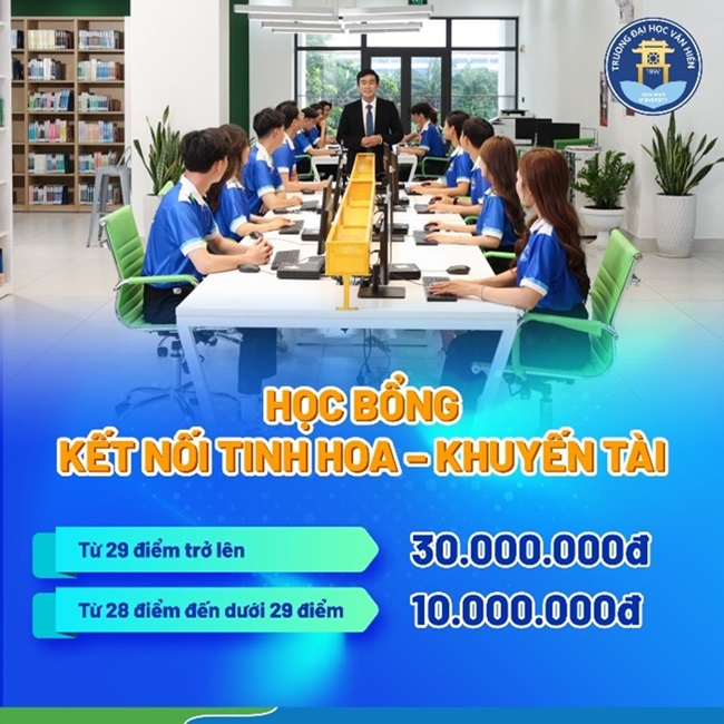 Học bổng “Kết nối tinh hoa – Khuyến tài” - sáng kiến độc đáo của Đại học Văn Hiến - Ảnh 1.