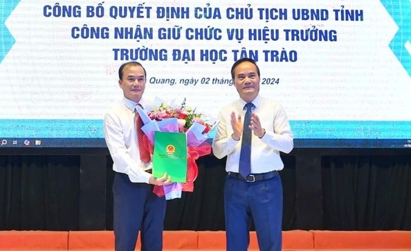 Trường Đại học Tân Trào có tân Hiệu trưởng- Ảnh 1.