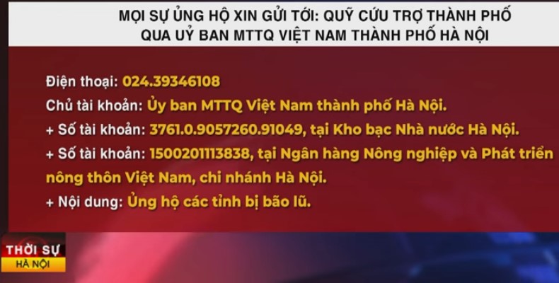 Hà Nội công khai hơn 1.700 trang sao kê ủng hộ đồng bào bị ảnh hưởng lũ lụt - Ảnh 1.