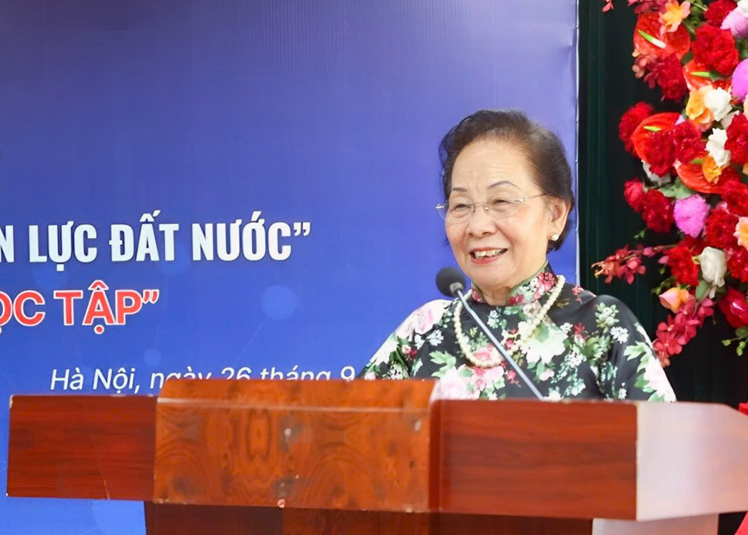 GS.TS Nguyễn Thị Doan: 28 triệu hội viên Hội Khuyến học Việt Nam phải tiên phong đổi mới tư duy về "Khuyến học xanh" - Ảnh 3.
