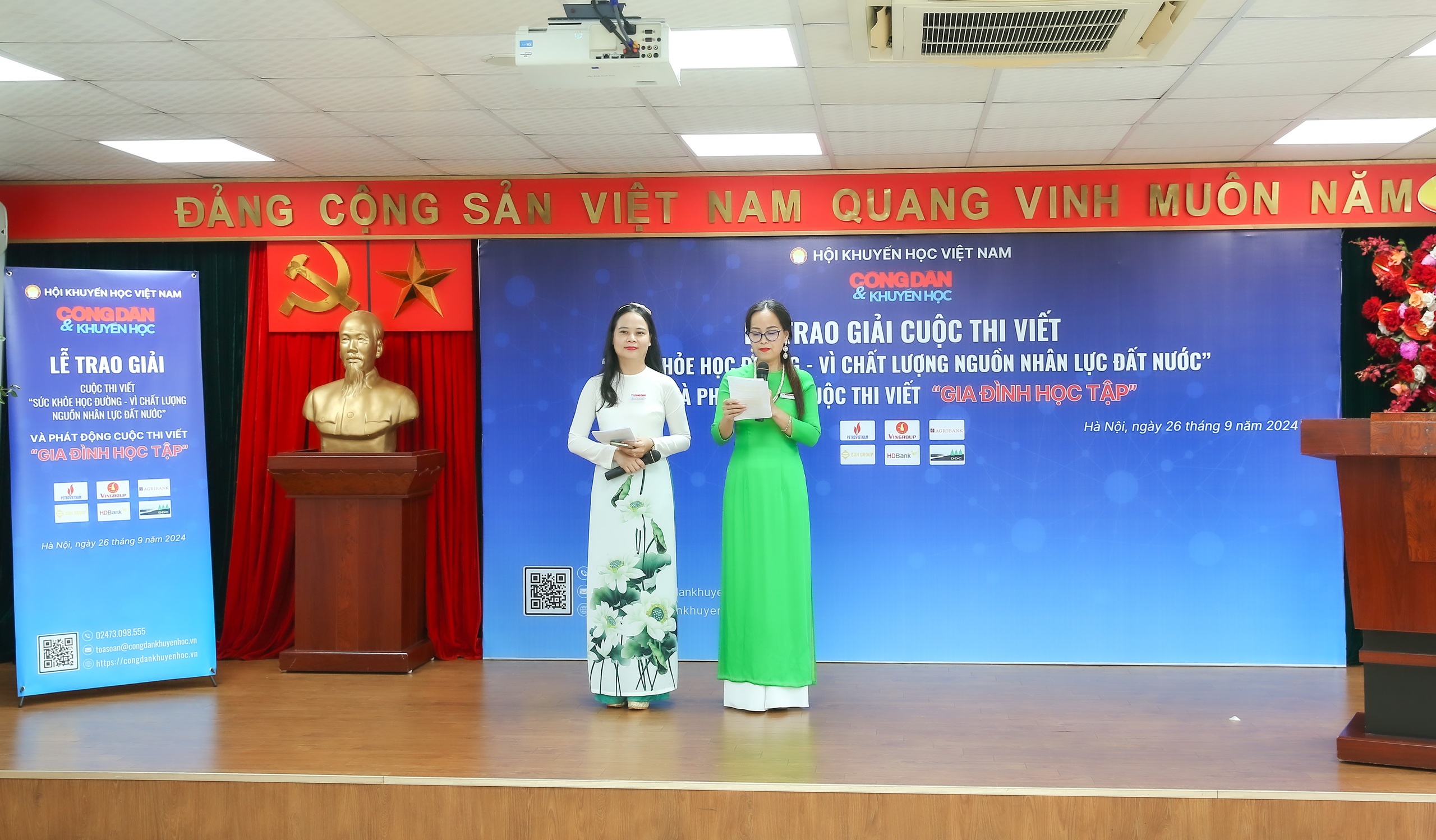 Hình ảnh đẹp trong Lễ  tổng kết cuộc thi viết "Sức khoẻ học đường - Vì chất lượng nguồn nhân lực đất nước" - Ảnh 27.