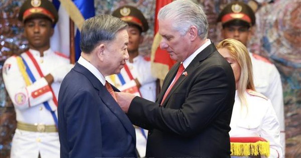 Phu nhân Ngô Phương Ly và phu nhân Lis Cuesta Peraza thăm Trường tiểu học Võ Thị Thắng tại Cuba - Ảnh 2.