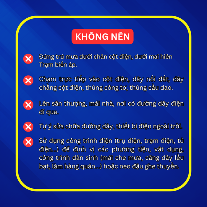 Khuyến cáo người dân sử dụng điện an toàn trong mưa bão - Ảnh 2.