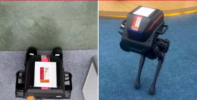 Dán logo trường lên robot nước ngoài, Đại học Bách khoa Hà Nội nhận do "sơ suất" - Ảnh 1.