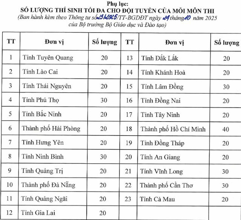 Sửa Quy chế thi chọn học sinh giỏi cấp quốc gia - Ảnh 2.