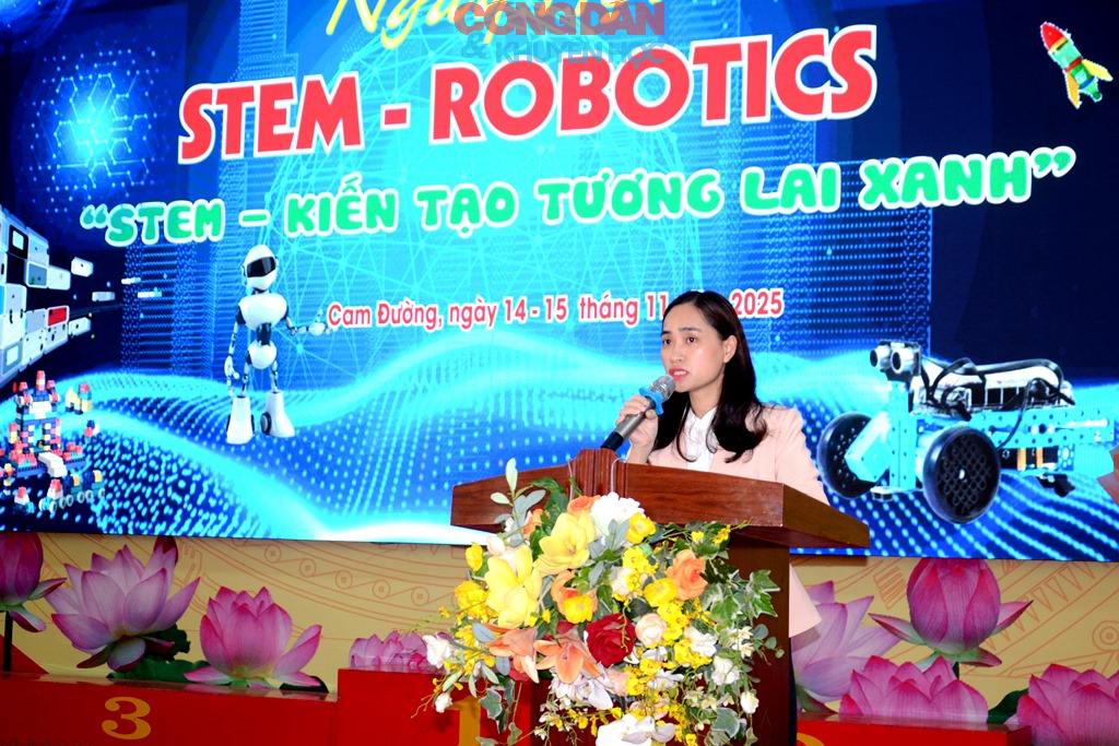 Sôi động Ngày hội STEM – Robotics học sinh phường Cam Đường - Ảnh 3.