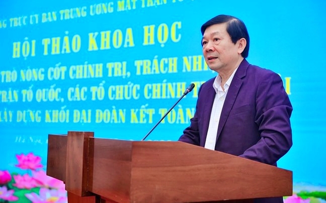 Vai tr&ograve; ch&iacute;nh trị của Mặt trận Tổ quốc, tổ chức ch&iacute;nh trị x&atilde; hội trong x&acirc;y dựng khối đại đo&agrave;n kết - Ảnh 2.