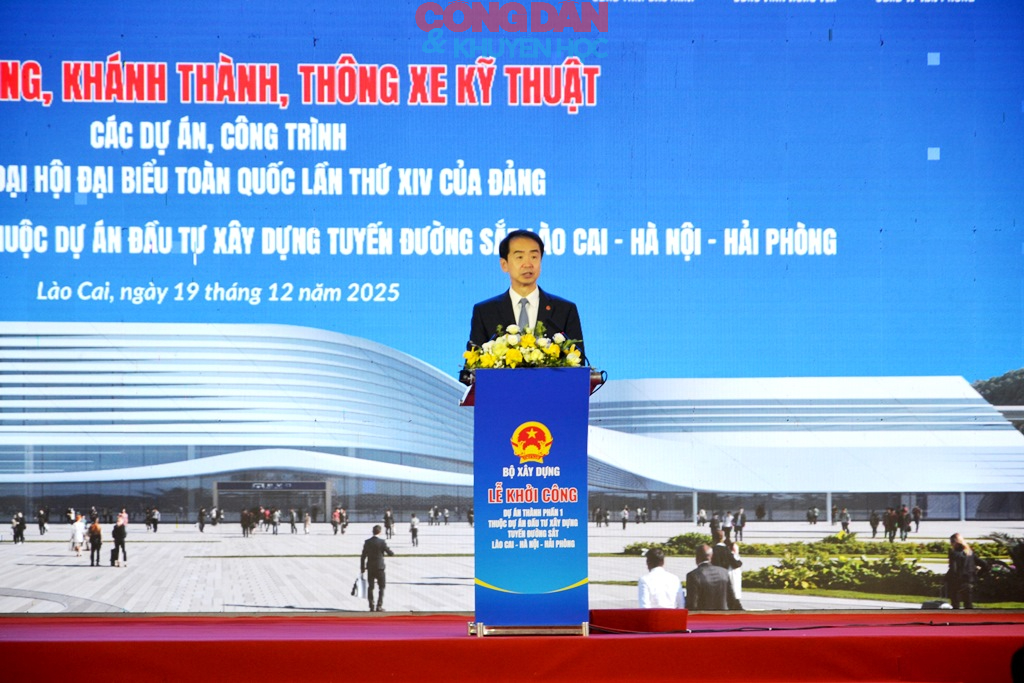 Khởi c&ocirc;ng x&acirc;y dựng tuyến đường sắt L&agrave;o Cai - H&agrave; Nội - Hải Ph&ograve;ng - Ảnh 5.