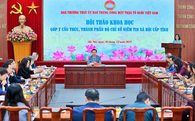 Đ&aacute;nh gi&aacute; độc lập Bộ chỉ số Niềm tin x&atilde; hội cấp tỉnh - Ảnh 3.