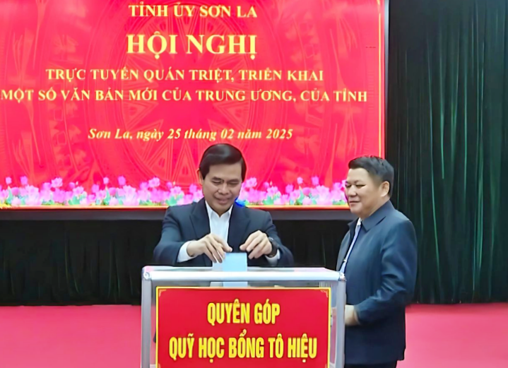 Sơn La phát động ủng hộ Quỹ học bổng Tô Hiệu - Ảnh 1.